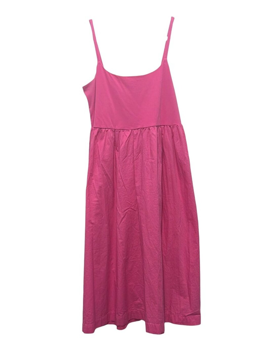 Old Navy Womens Pink Midi Dress Relaxed Fit Size XL